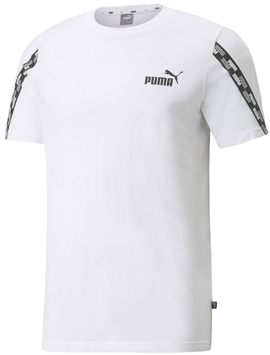 Puma Power Tape T-shirt Met Korte Mouwen L Man Wit