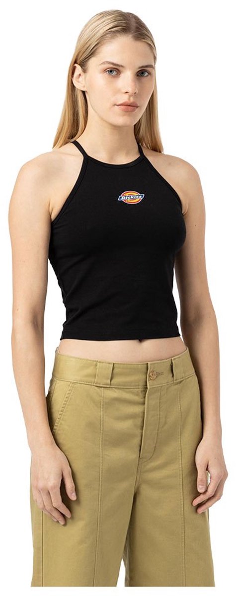 Dickies Chain Lake Mouwloos T-shirt 2XS Vrouw Zwart