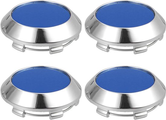 4 Stuks Autonaafnaafdoppen voor Mitsubishi ASX Colt Outlander Lancer EVO Pajero Eclipse Xpander Space Star 60mm, Wielnaafafdekking, Waterdichte Wielnaafdoppen Stofdichte Velgenbeschermers