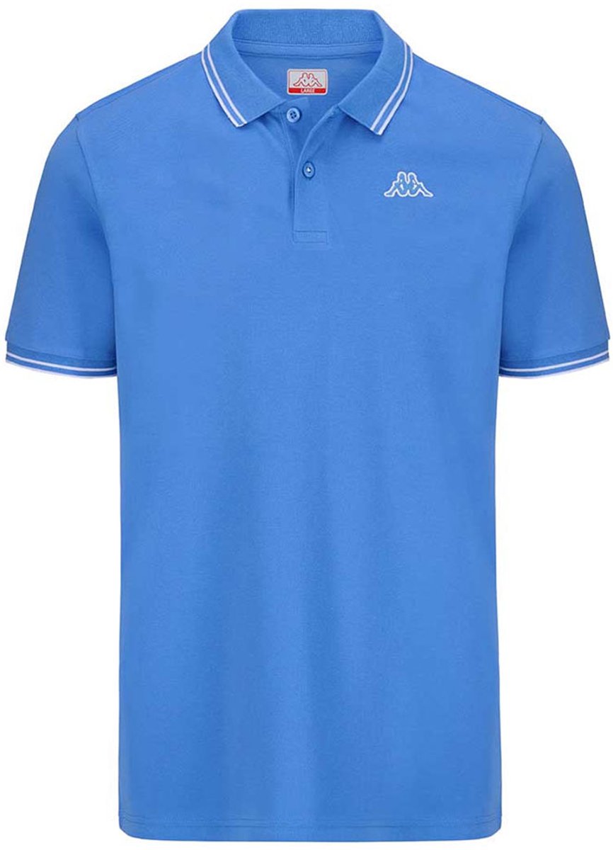 Kappa Ezio 2 Korte Mouw Poloshirt M Man Blauw