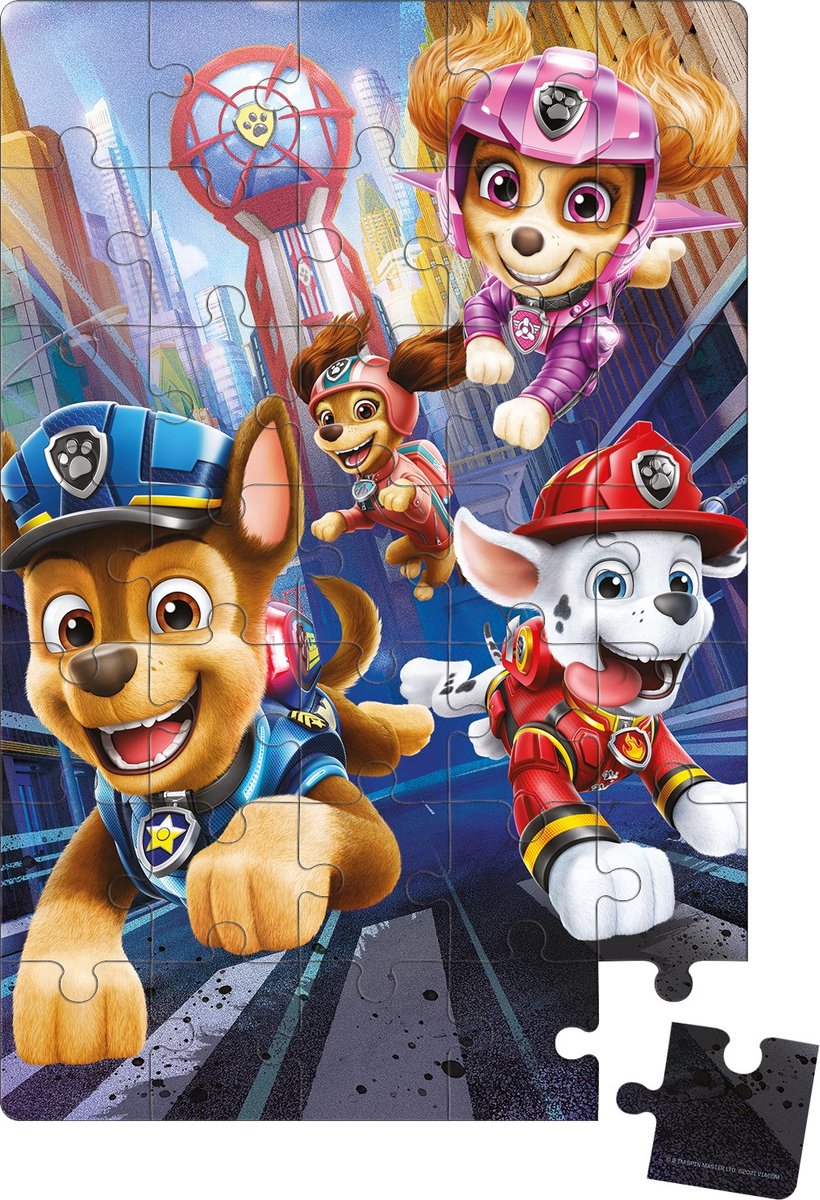 Tactic PAW Patrol – The Movie Vloerpuzzel – Puzzel – Vanaf 3 jaar – 35 stukjes – 60x40 cm — afbeelding 2