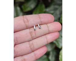 SACRED STONES Druppel oorknoppen - 925 Zilver