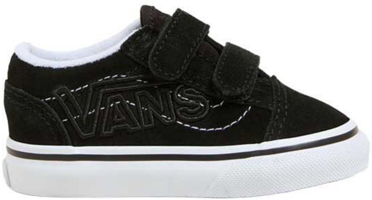 Vans Old Skool V Peuterschoenen Jongens Meisjes Zwart