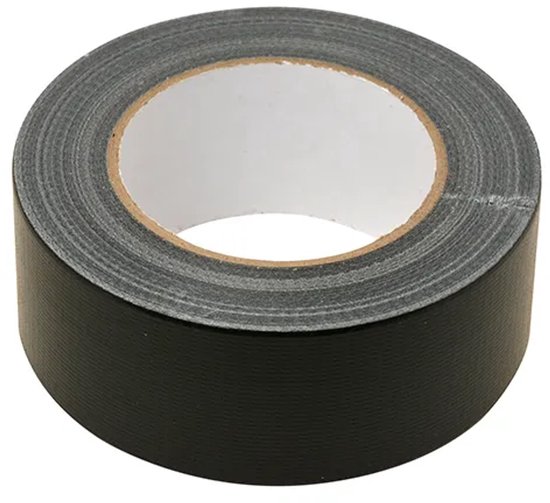 Ducttape - Zwart - 50mm x 50m - Extra Stevig