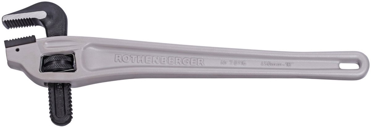 ROTHENBERGER Eenhandige haakse pijptang, 90 graden, 18" - 70116