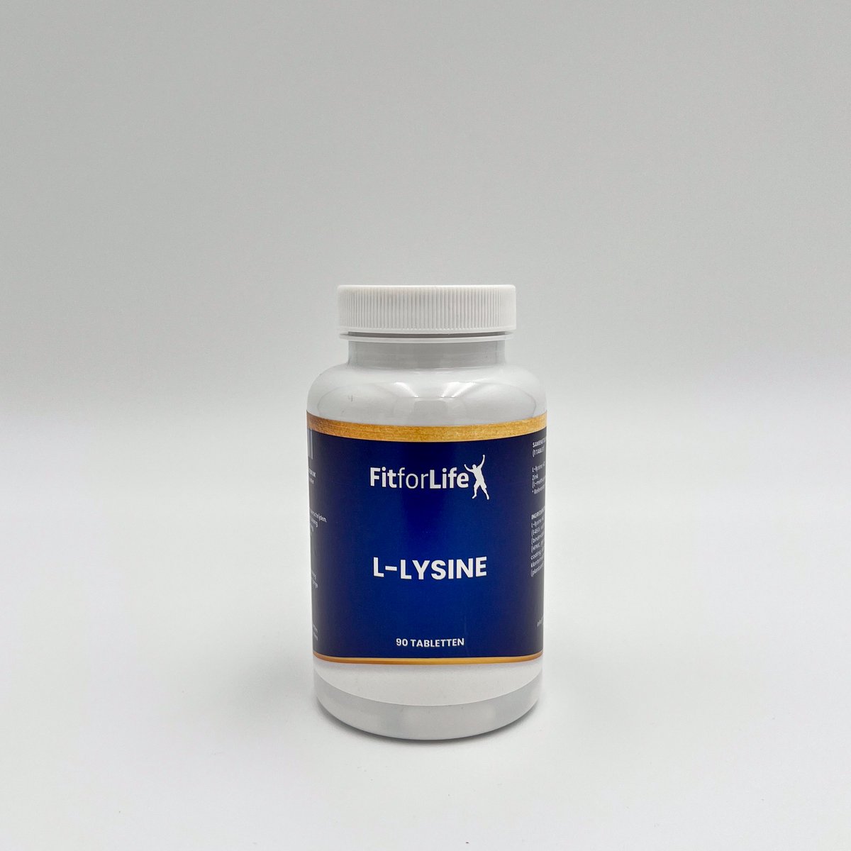 Fit for Life L-Lysine - Aminozuur - Verrijkt met zink - Vegetarisch en veganistisch - Geschikt voor zwangerschap - 90 tabletten - 1000 mg per tablet