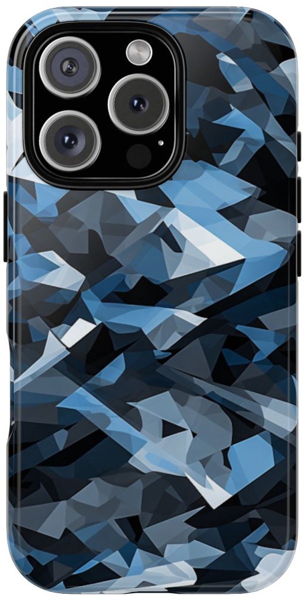Stedelijk Geometrisch Camouflagepatroon – Telefoonhoesje Geschikt voor iPhone 16 Pro