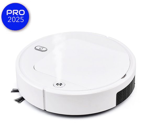 Cleanbuddy Pro Robbot - Robotstofzuiger - Dweilrobot - Huisdieren - Met Laadstation - Wit