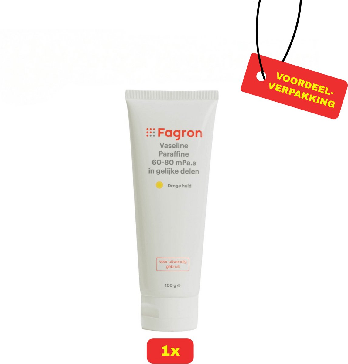Fagron Vaseline Paraffine 60-80 mPa.s in gelijke delen