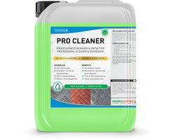 Tergeo Pro Cleaner Kant & Klaar 5L - Groene aanslagreiniger - Gevelreiniger buitenmuur, terras en bestrating - Metaalreiniger - Allesreiniger