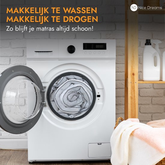 Nice Dreams- 3D Air Hotel - Topper - Simple - 90x200 - Surmatelas souple pour matelas