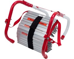 Vluchtladder, 5 meter aluminium, reddingsladder - brandladder - brandvluchtladder - EN131-6 goedgekeurd - Tot 450kg