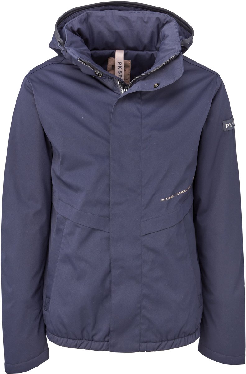 PK International - Winterjas - Heren - Waterdicht - Ademend - Winddicht - Gewatteerd - Capuchon - Zimon - Donkerblauw - L