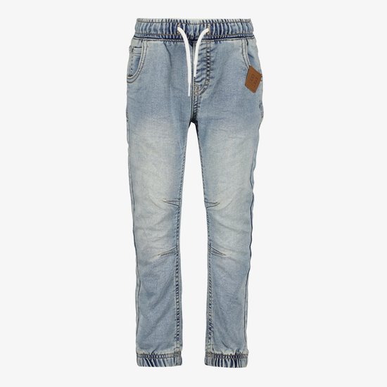 Unsigned jongens jog denim met stone wassing blauw - Maat 122