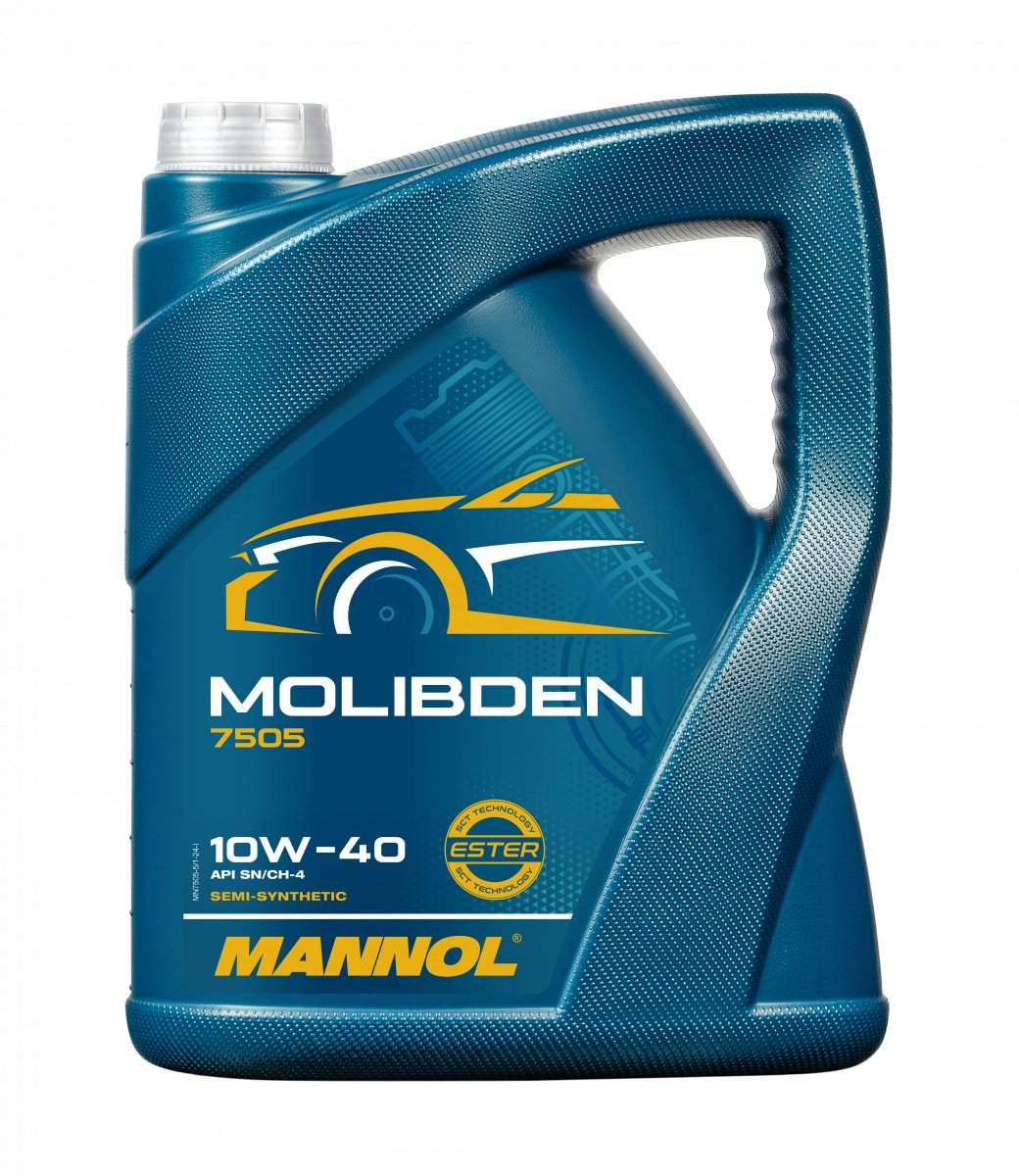 Mannol Molibden 10W40 | Universele Motorolie | 5 liter | De Oliereus
