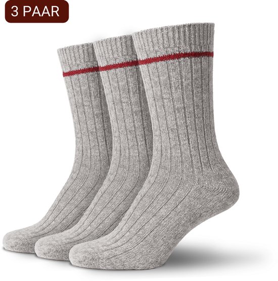Sukats - The Norwegian - Chaussettes norvégiennes - Plusieurs tailles - Chaussettes norvégiennes de Luxe - Taille 43-46 - 3 paires - Unisexe
