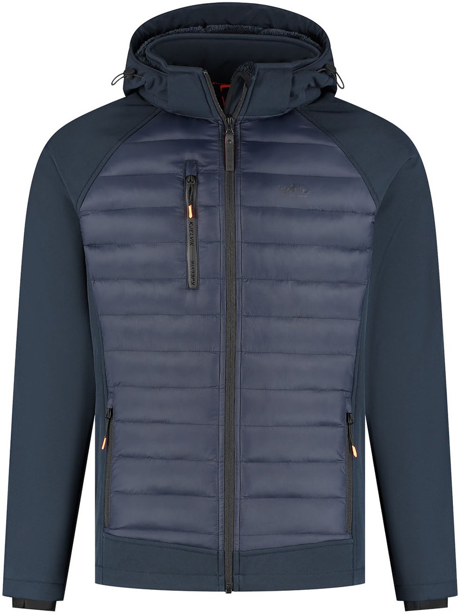 Kjelvik Ezra Heren Outdoorjas Blauw