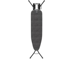 Brabantia Strijkplank A - met Strijkijzerhouder - 110 x 30 cm - Denim Black
