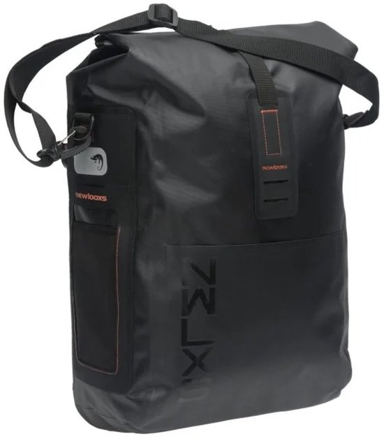 New Looxs Varo Single - Enkele Fietstas - 100% Waterdicht - Afneembare Fietstas - Geschikt voor Elektrische Fietsen - 20 Liter - Zwart van New Looxs — afbeelding 2