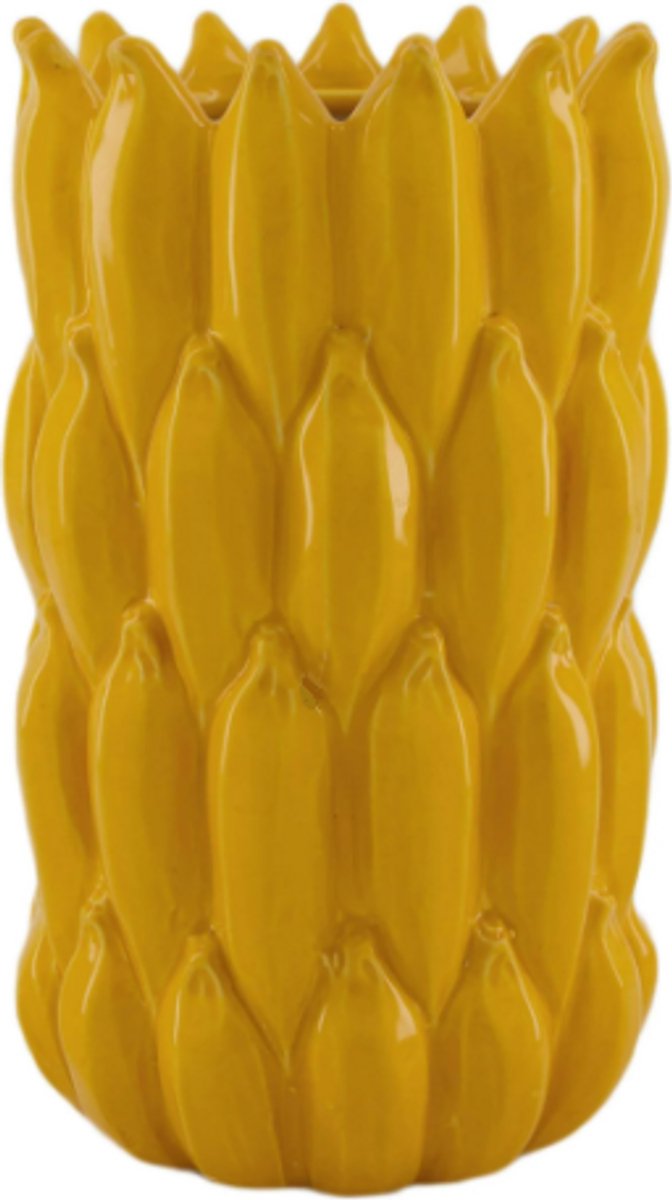 Bananen vaas - Citroen Geel - Geel - Grote Fruitvaas - Bloemenvaas - All Lemons - WATERDICHT - Fruitvaas - Vaas Groot - Bananas