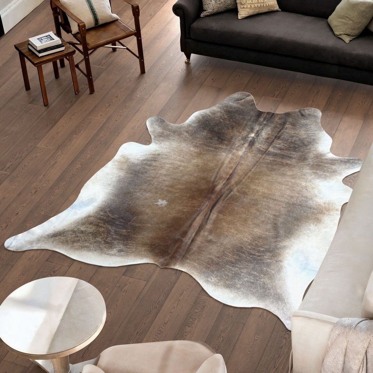 Koeienhuid Vloerkleed - 230 cm x 206 cm - Koeienkleed / Koeienvel / Dierenvel / Dierenhuid Tapijt