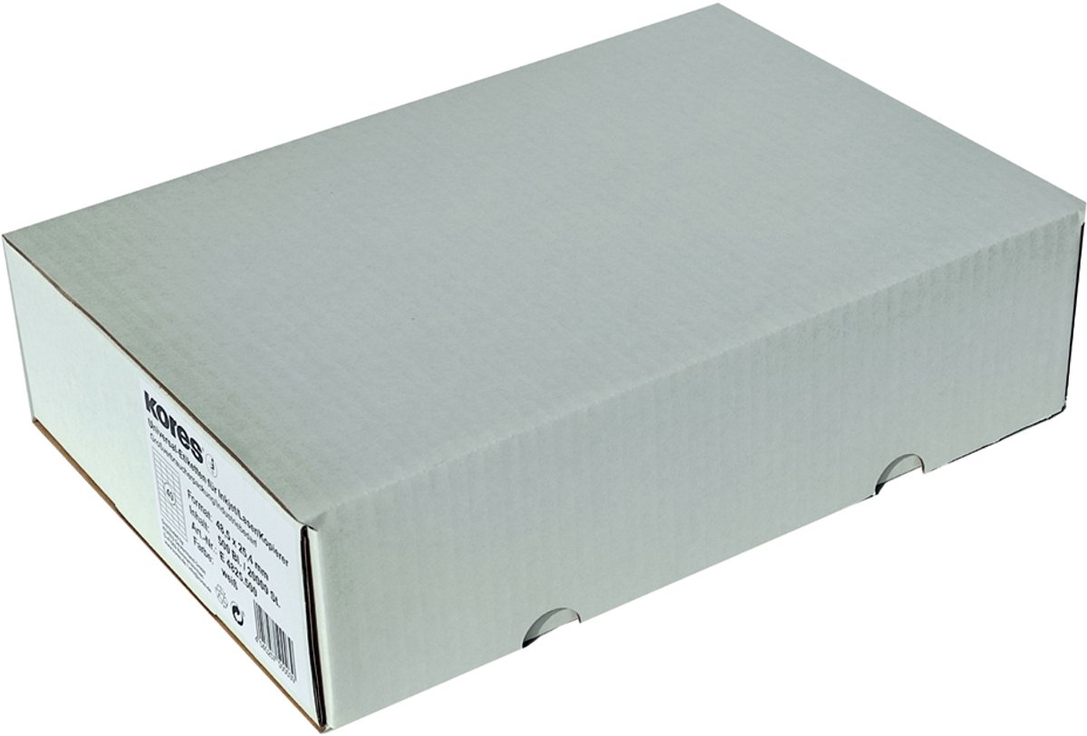 kores universele etiketten 97x67 7mm wit 500 blad
