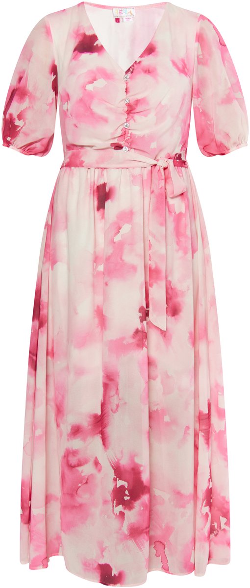 IZIA Jurk Roze Veelkleurig