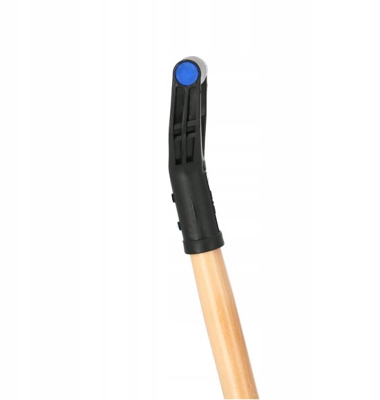 KADAX Spade, tuinschep met inkepingen, schep met D-handgreep, tuinspade om te graven, schep met steel van hout, grafspade voor tuin (rond) van Merkloos	 — afbeelding 2