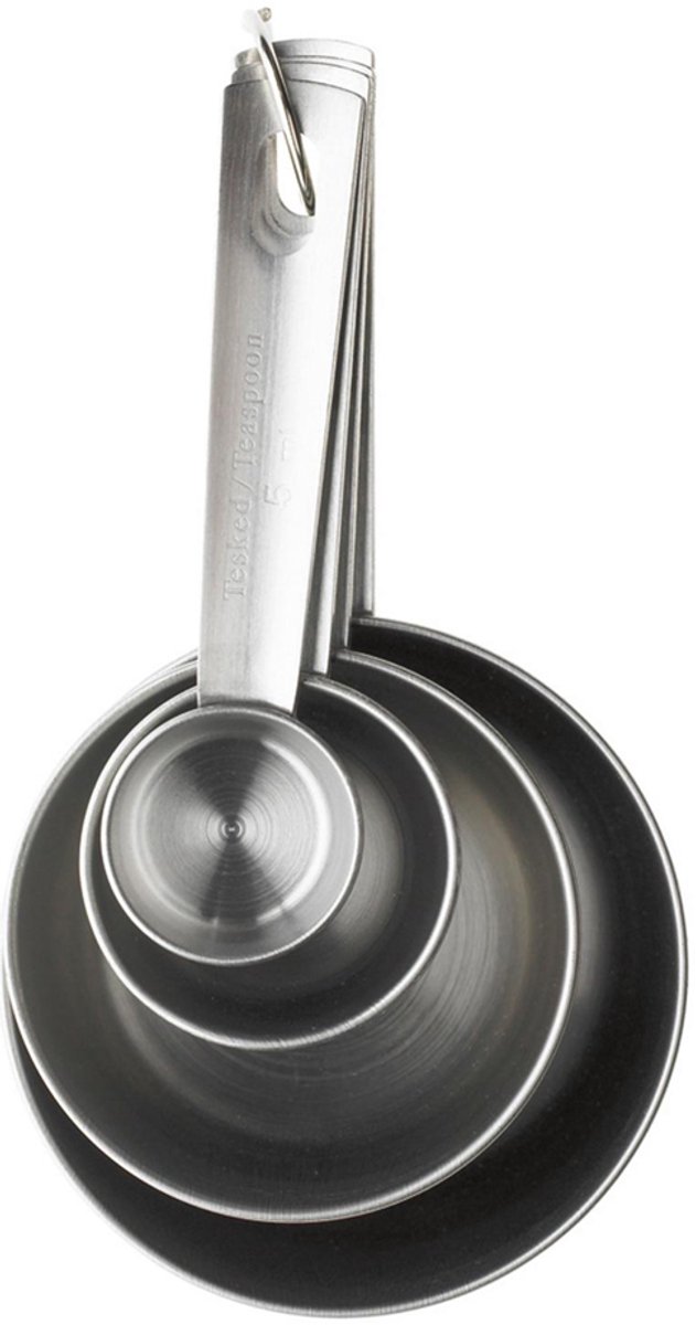 Gastromax RVS Scoops / Maatlepels 4 stuks