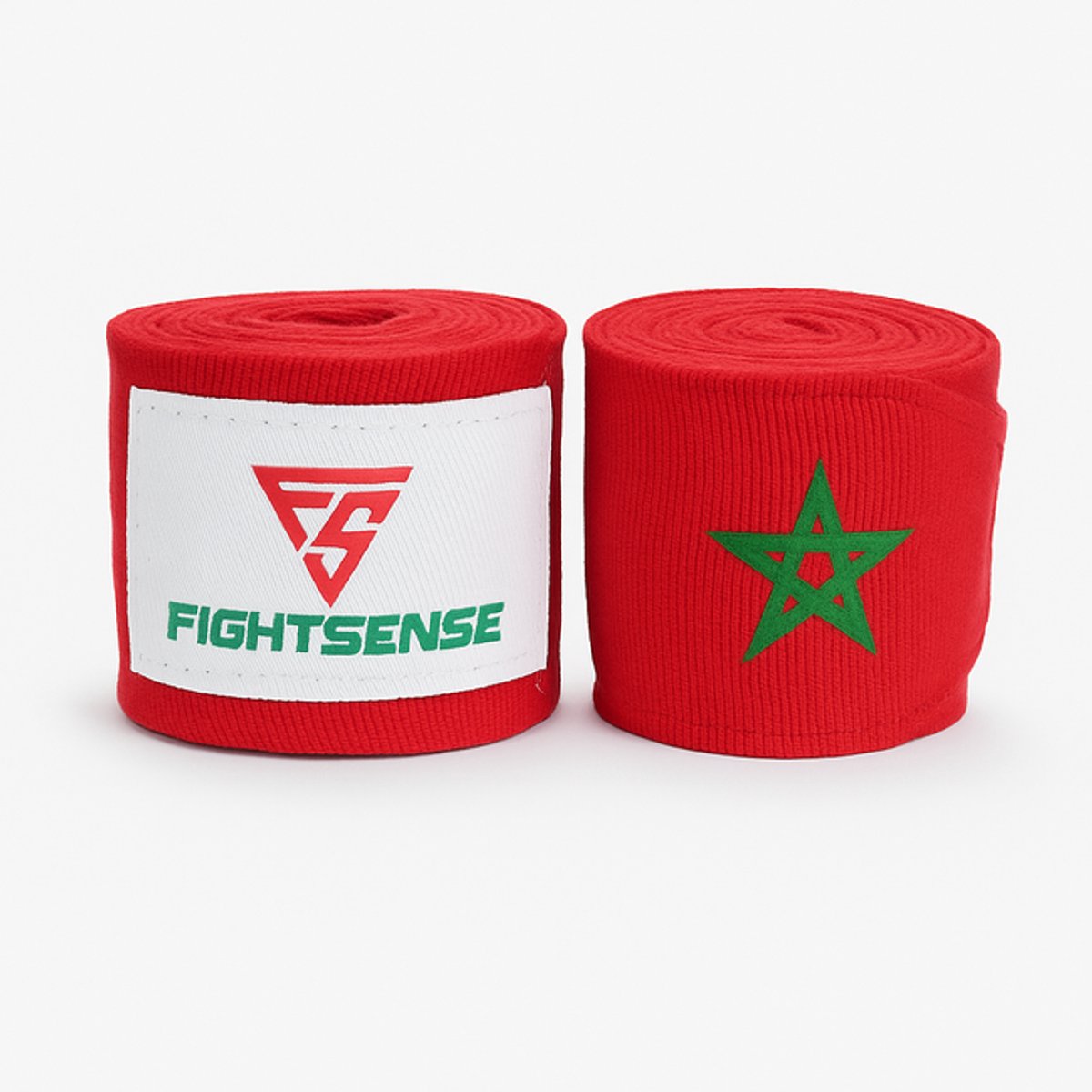 FightSense Apex V1 Bandages 500 cm – Marokko – Handwraps voor Boksen, Kickboksen & MMA