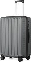 TAN.TOMI Reiskoffer Medium 66x44x27 - 65L - Spinner wielen - Lichtgewicht - TSA Slot - Donkergrijs