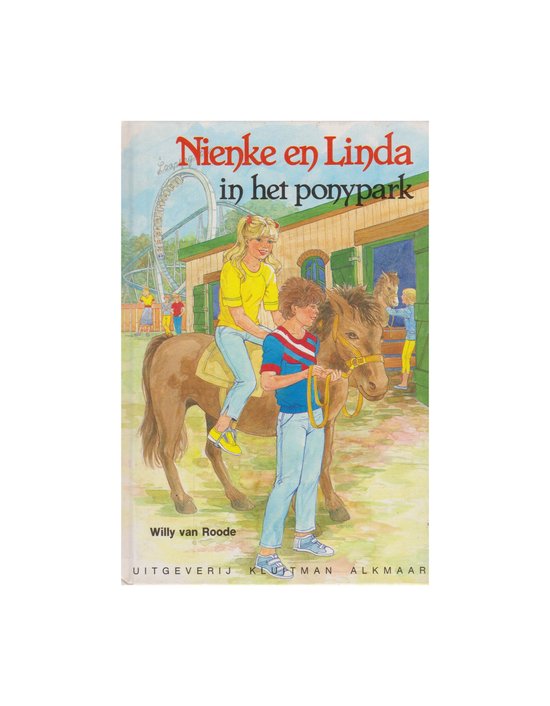 Nienke en Linda in het ponypark