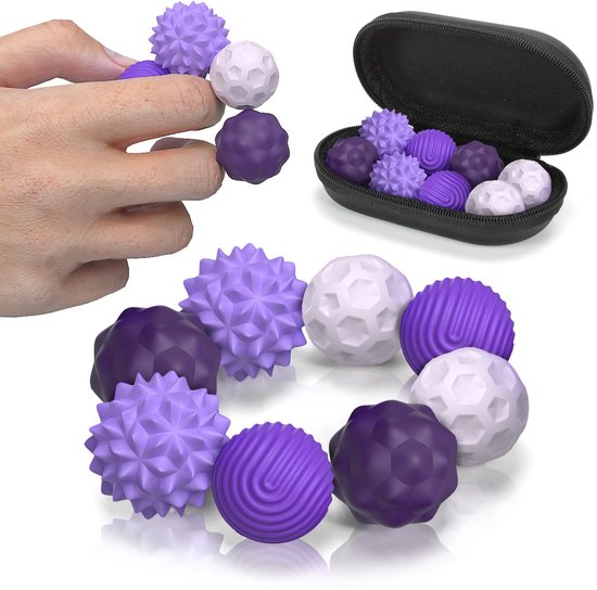Lot De 8 Balles Magnétiques Anti-Stress - Silicone Sensoriel - Adultes & Enfants - Vert