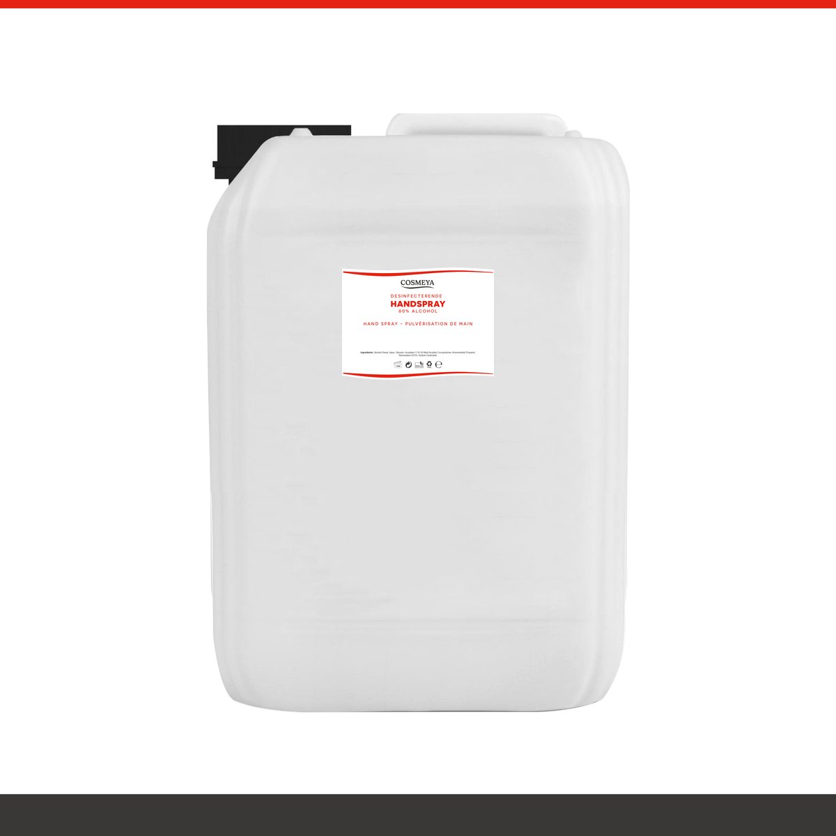 Handspray 80% - Naturel - 12 Liter - Jerrycan - Navulling Q1 Q7