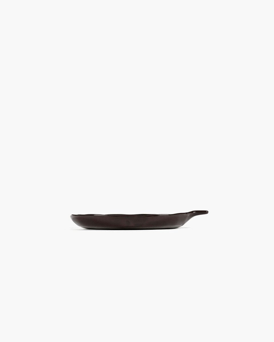 Serax Marie Michielssen La Mère schaal met handvat 20x17cm ebony (set van 2 stuks)