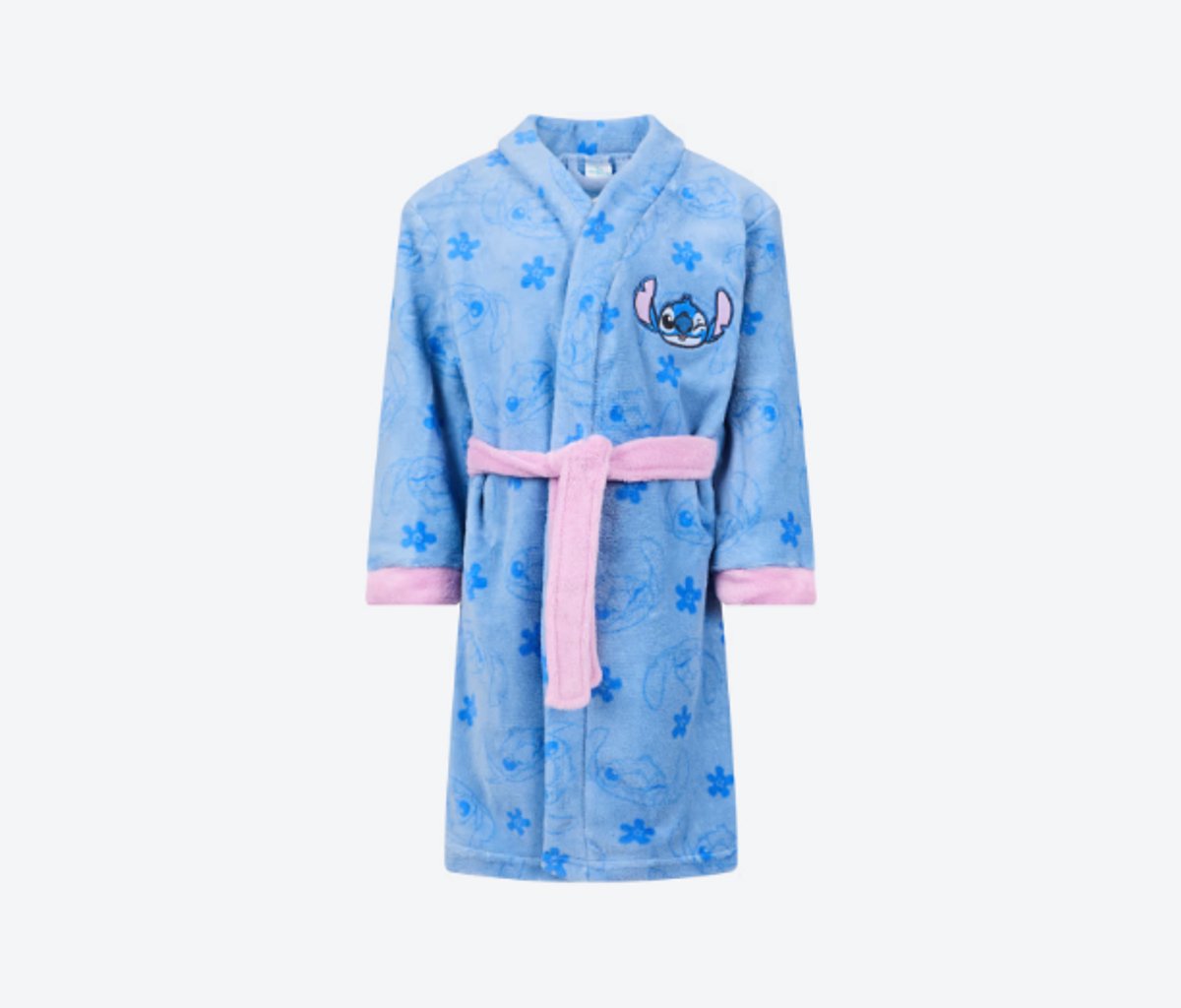 Lilo & Stitch Kinder Badjas - Maat: 110/116 - Badjas voor Kids - Kinderbadjas - Thema Badjas - Hoge Kwaliteit - Extra Zacht - Ochtendjas - Fleece - Luxe Badjas voor Jongens & Meisjes - Disney Lilo & Stitch