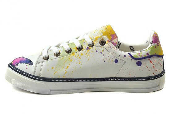 GOBY - Butterfly Peinture - Baskets pour femmes - Chaussures pour femmes - Haute qualité - Fait main - Taille 38