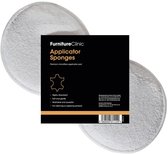 Applicator Spons 2stuks | Furniture Clinic | 2x Microvezel Doek Pads voor het reinigen en aanbrengen van was, balsems, oliën en crèmes | Spons |