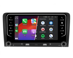 Carplay autoradio voor Audi A3 | S3 | RS3 | 2004 t/m 2013 | Android 13 | Draadloos Apple Carplay & Android Auto | 2GB + 64GB | Denago | 2025 model | 2004 2005 2006 2007 2008 2009 2010 2011 2012 2013 | Bluetooth & Wifi