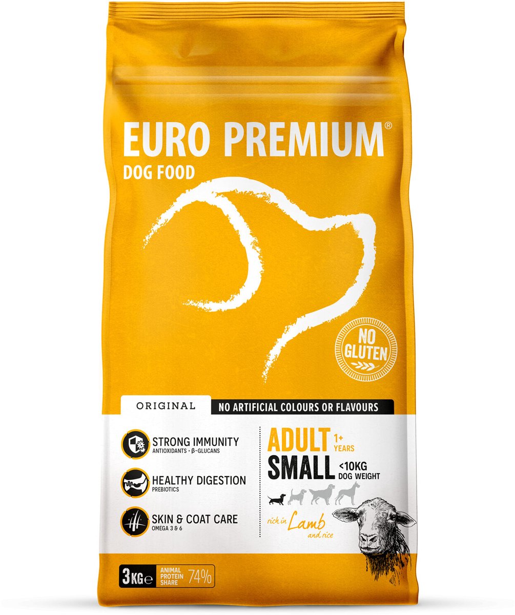 Euro-Premium Adult Small Lam - Rijst 3 kg