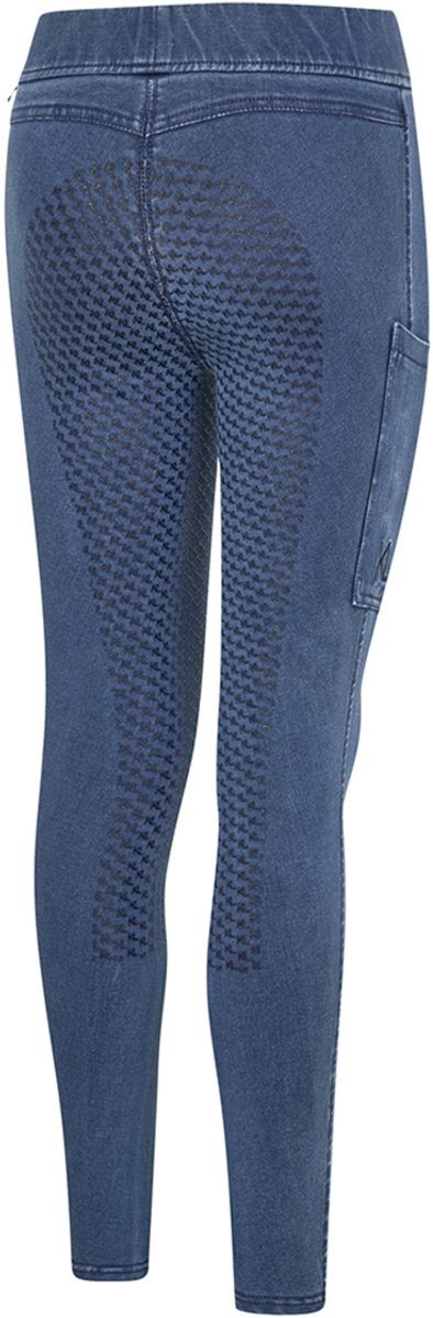 Kingsland Paardrijlegging Kingsland Klmila Full Grip Kids Denim - 146