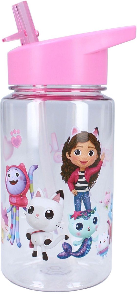 Gabby's Dollhouse Lunchset - Lunchbox - Drinkfles - 3 Snackboxen - Paars van Gabby's Dollhouse — afbeelding 3