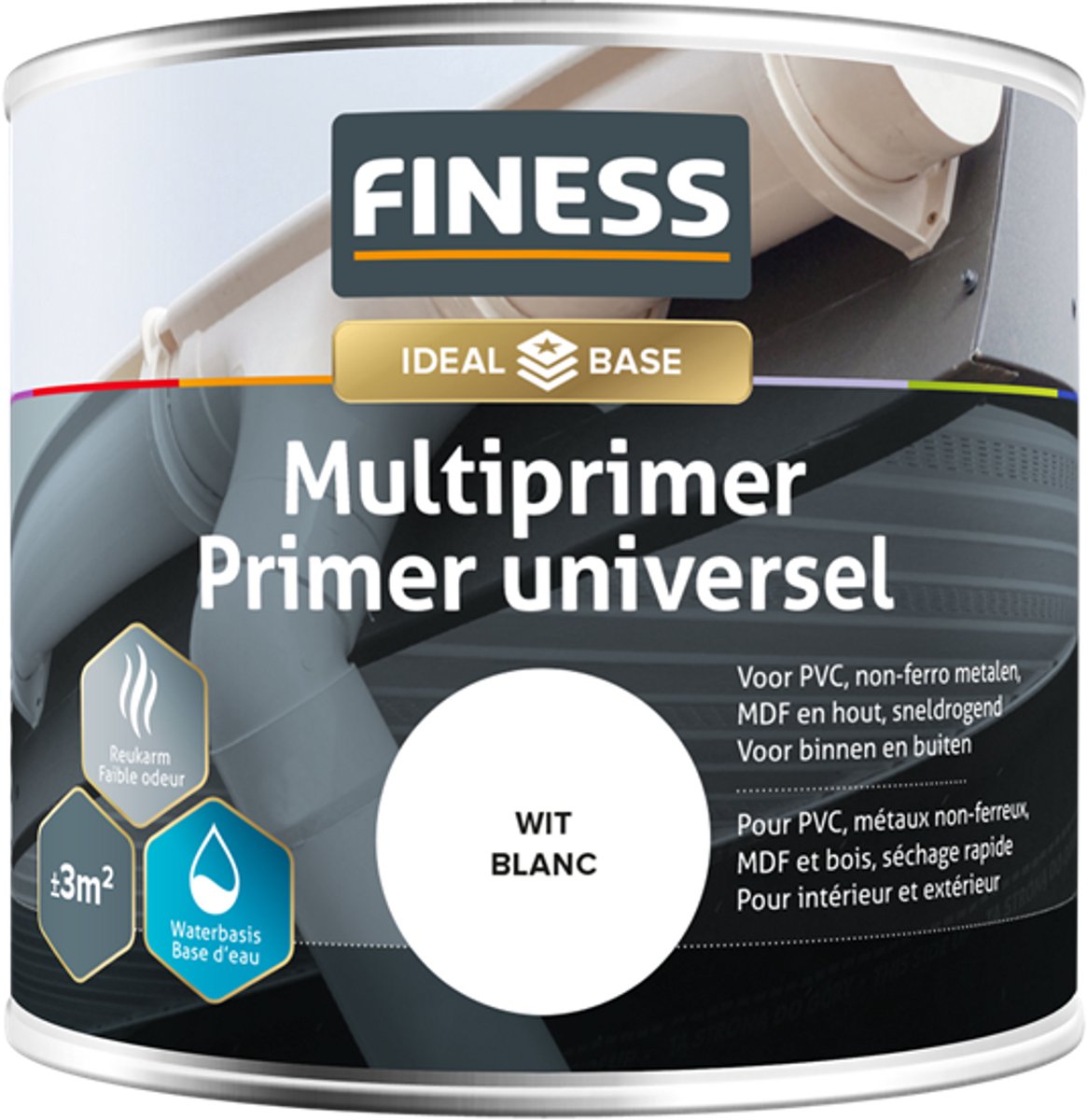 FINESS Multiprimer 250 ml Wit bi/bu