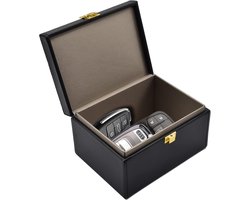 Faraday Box-sleutelhangerbeschermer, RFID-signaalblokkerende doos, Faraday Box-signaalblokkerende afschermingsdoos voor autosleutels (capaciteit (5-8 sleutels))