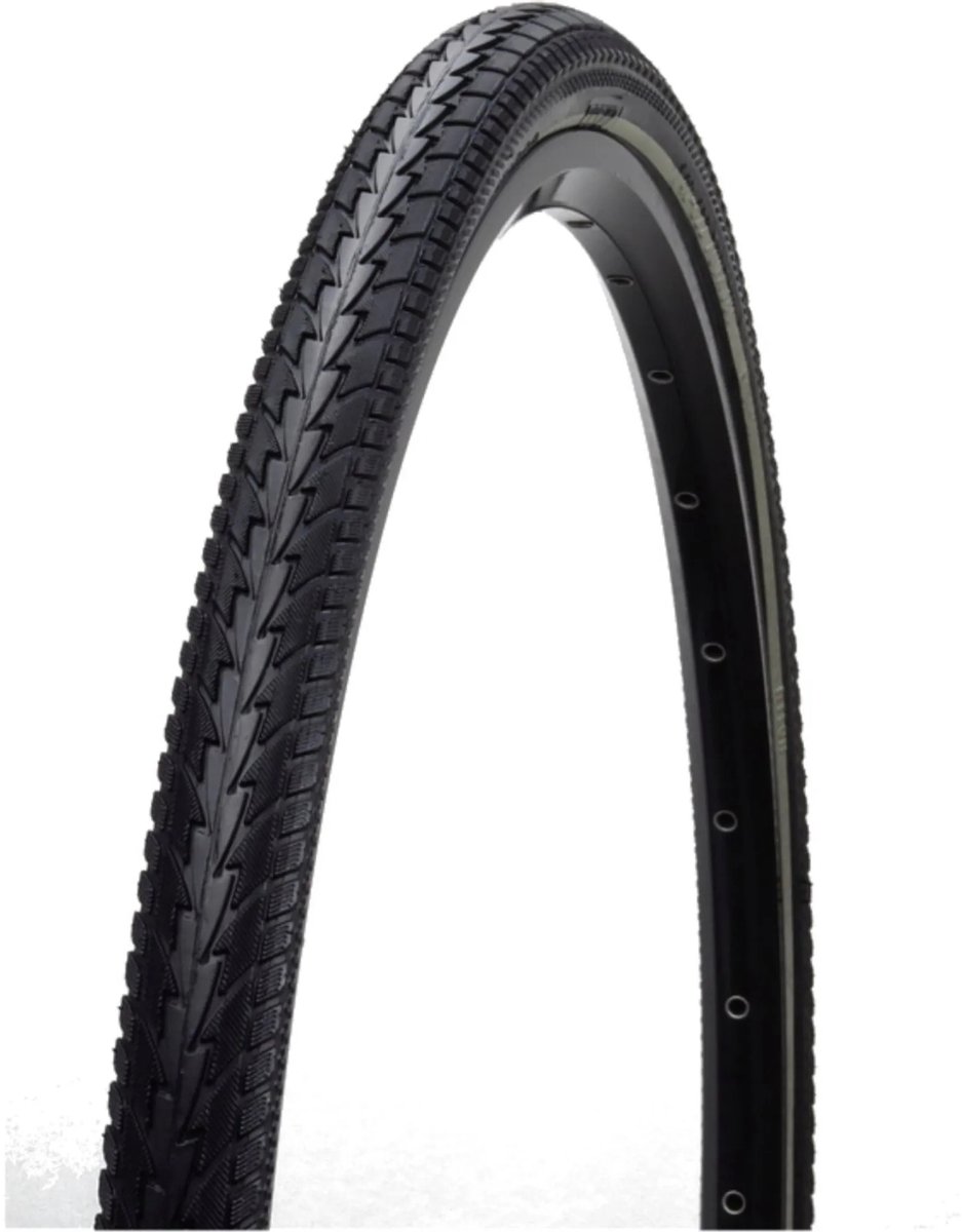Hakuba Buitenband - Zwart met witte lijn - 28x1 1/2 - ETRTO 40-635 - Geschikt voor mountainbikes