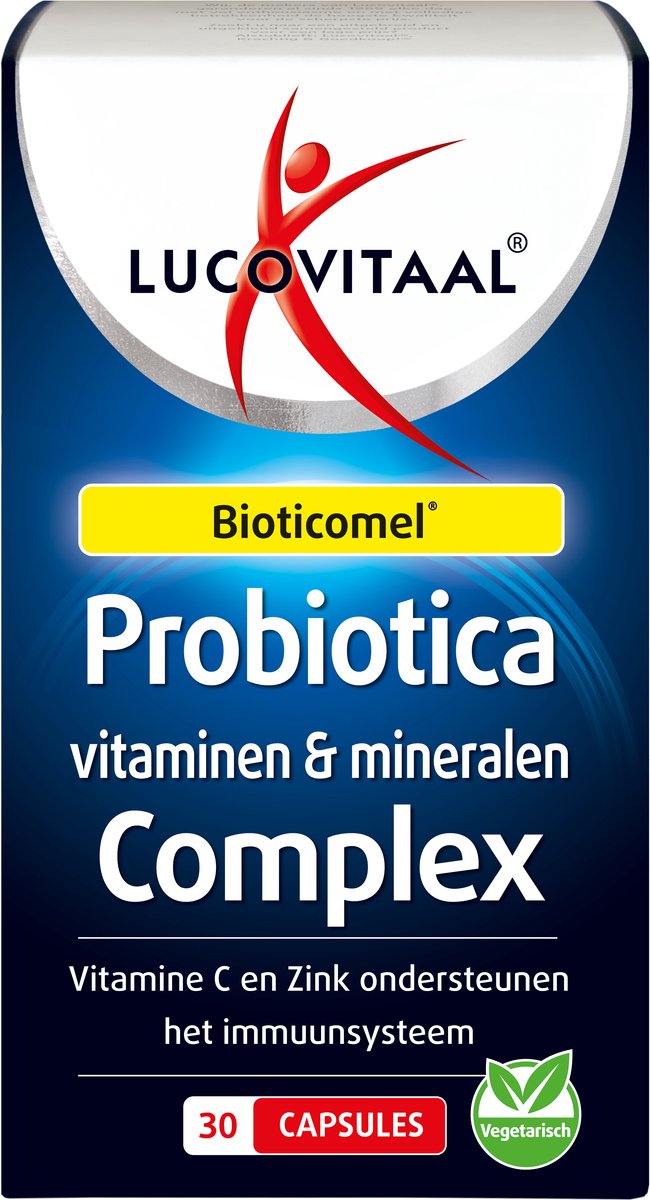 Lucovitaal Probiotica Vitaminen & Mineralen Complex Capsules 30CP