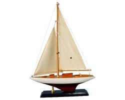 Miniatuurboot Yacht Lengte 24,9 cm