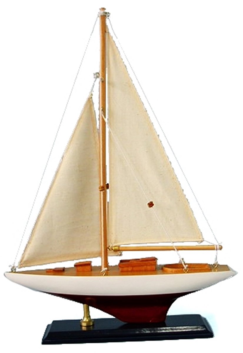 Miniatuurboot Yacht Lengte 24,9 cm