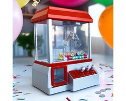 MikaMax Candy Grabber Snoepmachine - Snoepautomaat - Grijpmachine - Speelt Kermis Muziek Af - Inclusief Muntjes - 35,5 x 25,5 x 19,5 cm