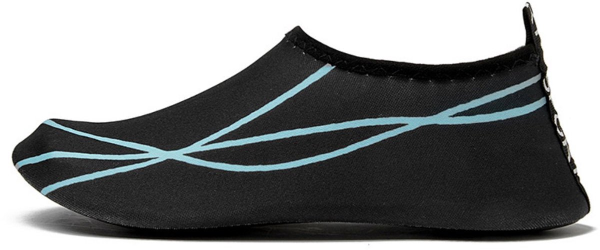 Waterschoenen voor heren en dames - snel drogende zwemsokken - zwembadschoenen - strandschoenen - indoor fitnessschoenen - yogaschoenen - stille antislipschoenen - geschikt voor strand, buitenzwemmen, surfen en yoga - maten 42-43
